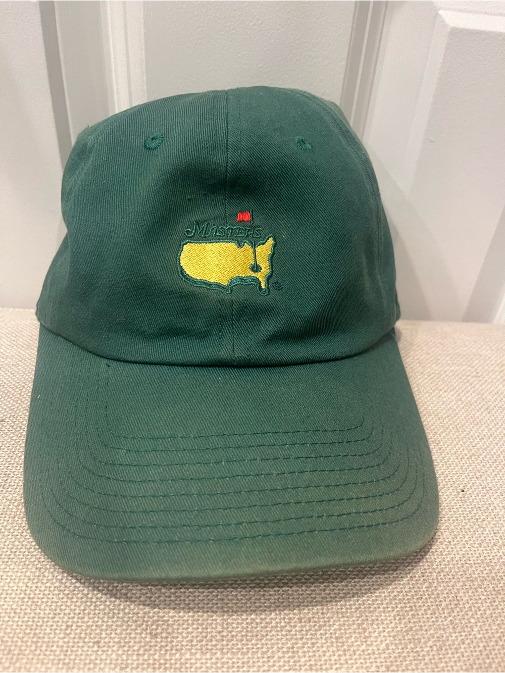 PRE-OWNED MEN'S MASTERS GREEN BASEBALL HAT